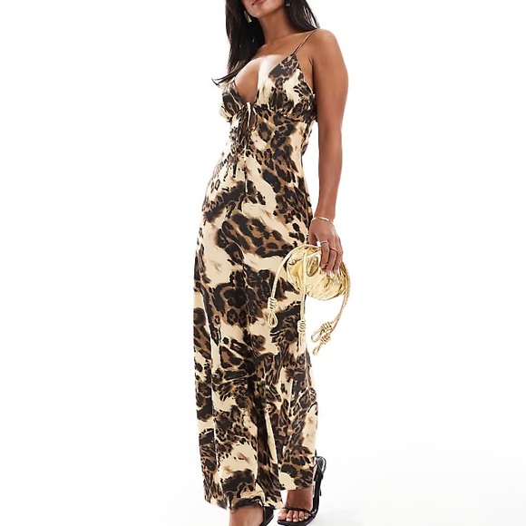 ASOS Dresses & Skirts - ASOS Miss Selfridge Petite Satin Dress NEVER WORN